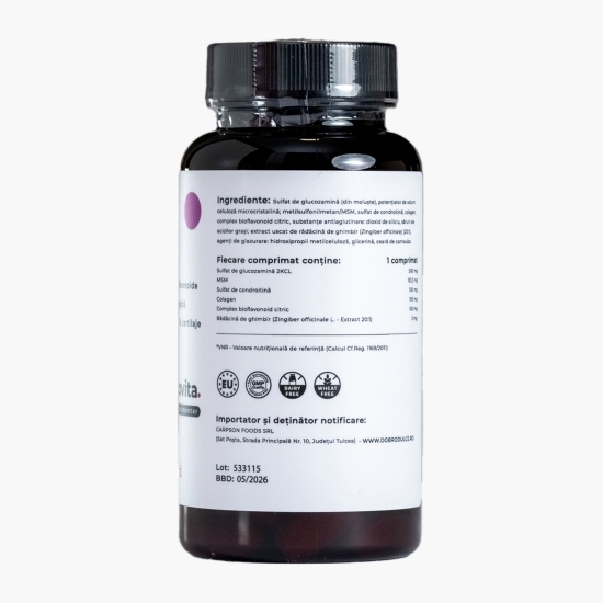 Glucozamină 500mg + Condroitină 100mg, 60 tablete 