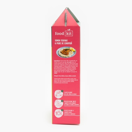 Somon teriyaki & piure de conopidă 330g