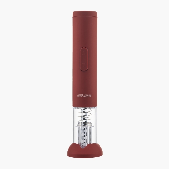 Tirbușon electric + accesoriu pentru folie, 26cm