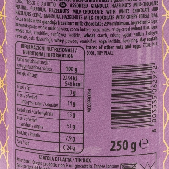 Mix praline asortate Gianduiotto 250g