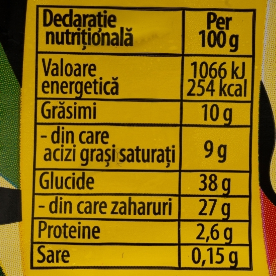 Înghețată cornet cu aromă de vanilie și sos de fructe tropicale 110ml