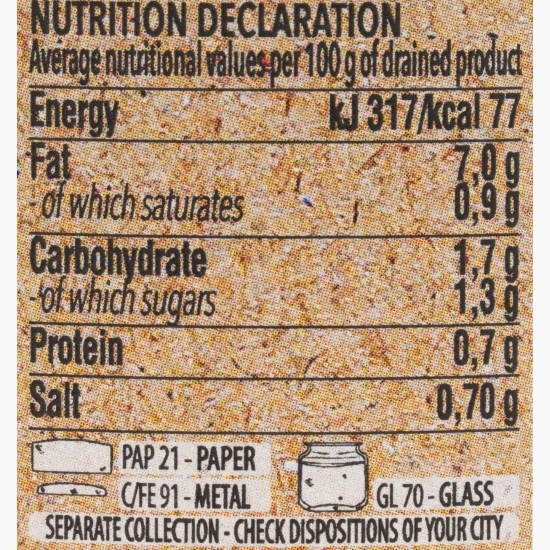 Ardei iute eco în ulei de măsline 175g