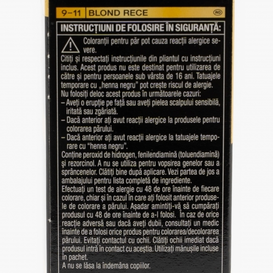 Vopsea de păr permanentă fără amoniac Color Oleo 9-11 blond rece 115ml