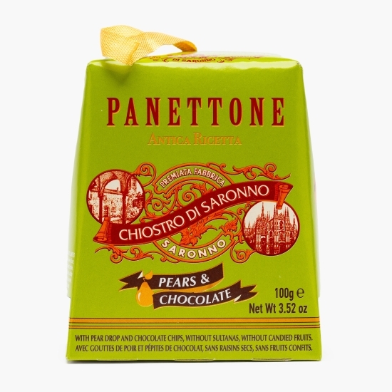 Mini panettone cu ciocolată și pere 100g