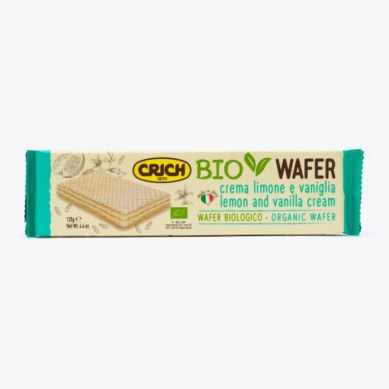 Napolitană eco cu cremă de lămâie și vanilie 125g