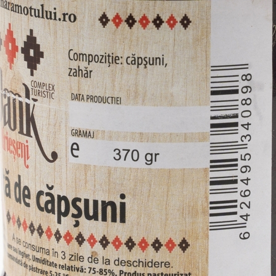 Dulceață de căpșuni 370g