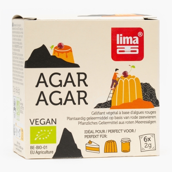 Agar agar eco, pudră 12g (6x2g)
