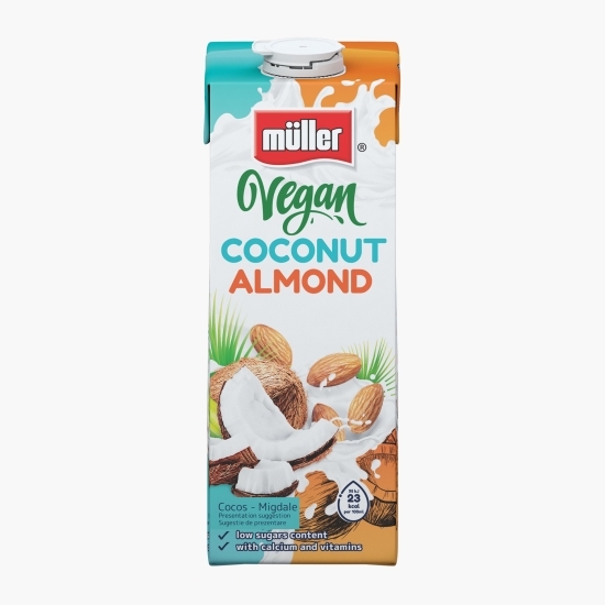Băutură vegetală pe bază de cocos și migdale 1l