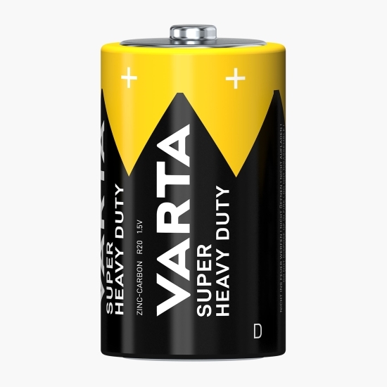 Baterii zinc-carbon D 1.5V, 2 buc