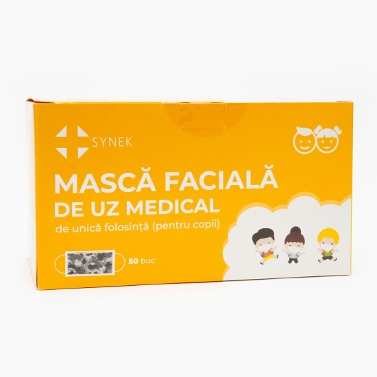 Măști faciale camuflaj pentru copii 50 buc