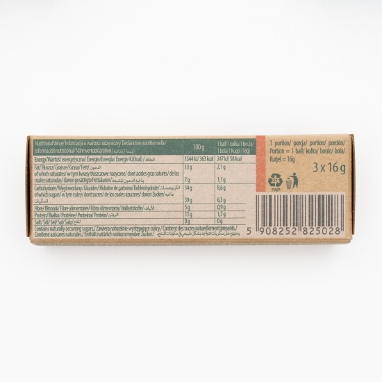 Gustare vegană cu ceai verde și caisă 3x16g