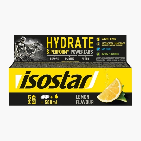 Tablete izotonice cu aromă de lămâie 10 buc, 120g