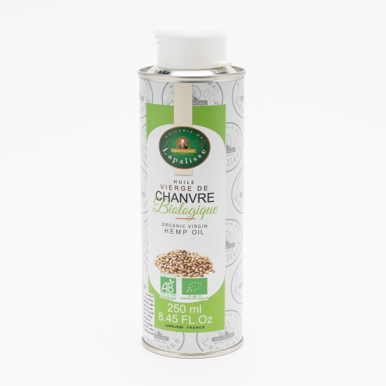 Ulei de semințe de cânepă virgin pentru asezonat, eco 0.25l