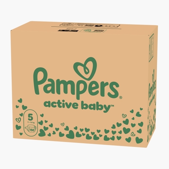 Scutece Active Baby XXL Box mărimea 5, 11-16kg, 150 buc