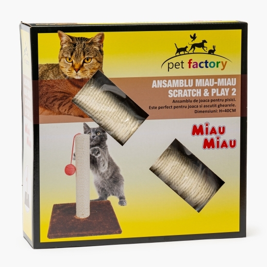 Ansamblu de joacă pentru pisici Scratch & Play 2