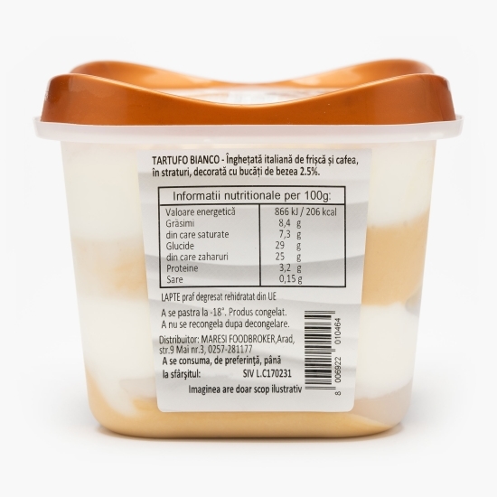 Înghețată Tartuffo Bianco 500g