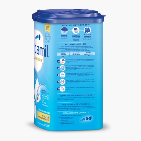 Pachet 4 x Lapte praf NUTRI-BIOTIK 3+, de la 3 ani, Nutricia, 800g
