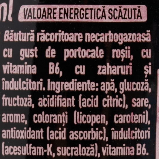 Băutură izotonică Blood Orange 0.5l