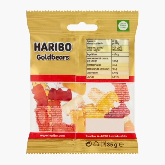 Jeleuri cu aromă de fructe Goldbears 35g