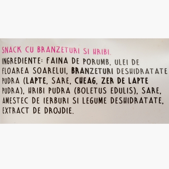 Snacks cu branzeturi si hribi 22g