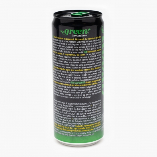 Băutură carbogazoasă de lămâie și lime 330ml