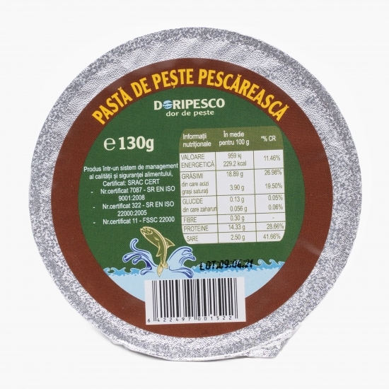 Pastă de pește pescărească 130g