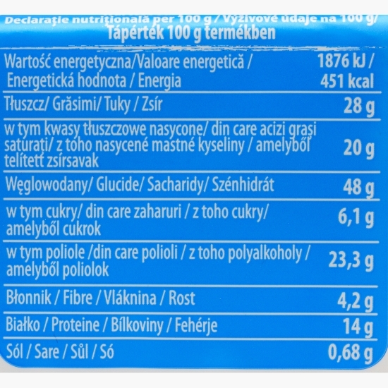 Napolitane cu cremă de vanilie, cu conținut ridicat de proteină, fără zahăr adăugat Happy Fit Pro 95g