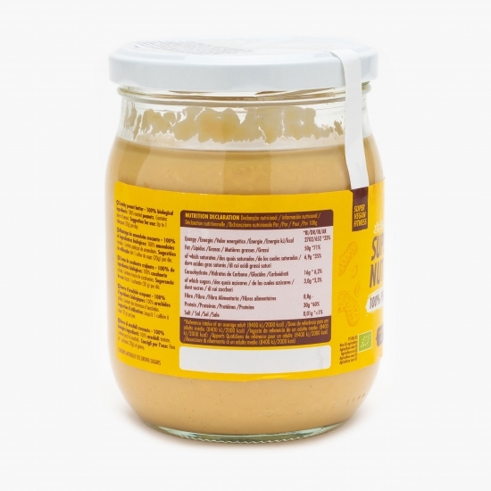 Cremă tartinabilă crocantă din arahide eco fără zahăr 500g
