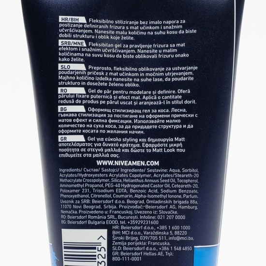 Gel păr efect mat, Men Craft Defining 200ml