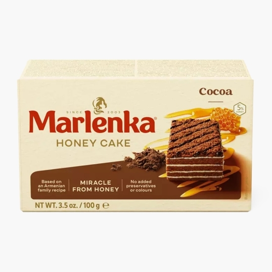  Prăjitură cu miere, nucă și cacao 100g