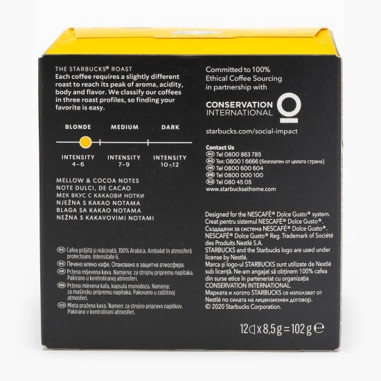 Capsule cafea, Americano Veranda Blend, 12 băuturi, 102g