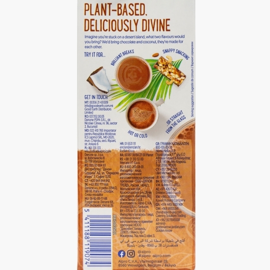Băutură din cocos cu aromă de ciocolată 1l