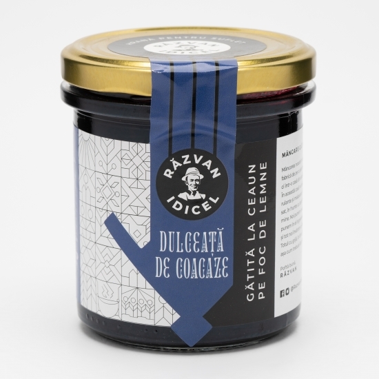 Dulceață de coacăze gătită la ceaun pe foc de lemne 380g