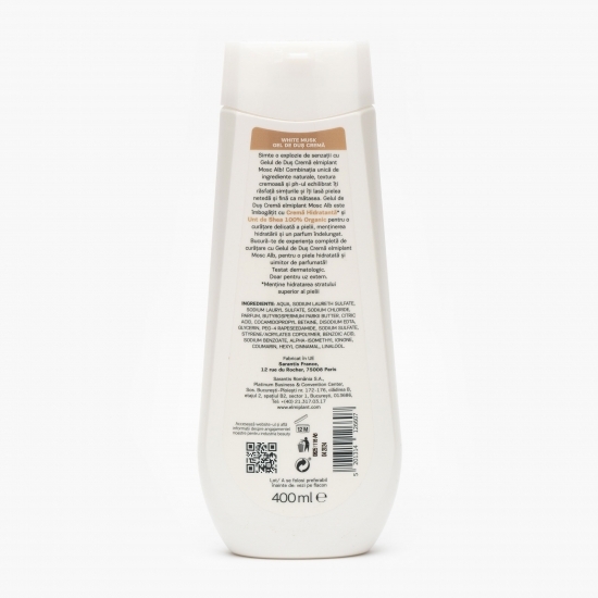 Gel de duș cremă White Musk 0.4l