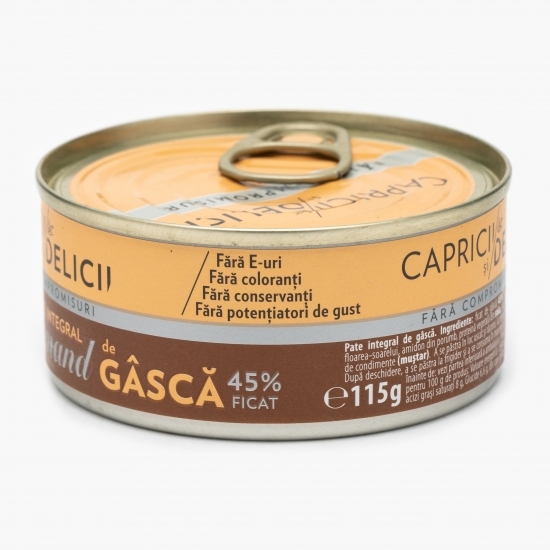 Pate integral de gâscă 115g