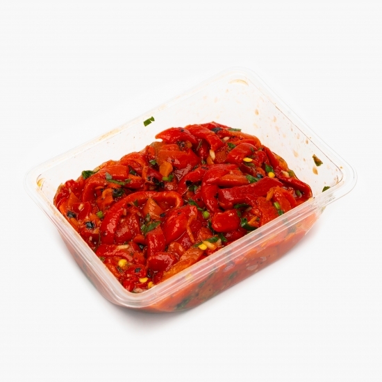 Salată de ardei copți cu usturoi 250g
