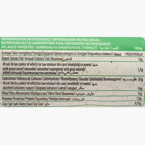 Biscuiți integrali cu fulgi de ovăz 280g