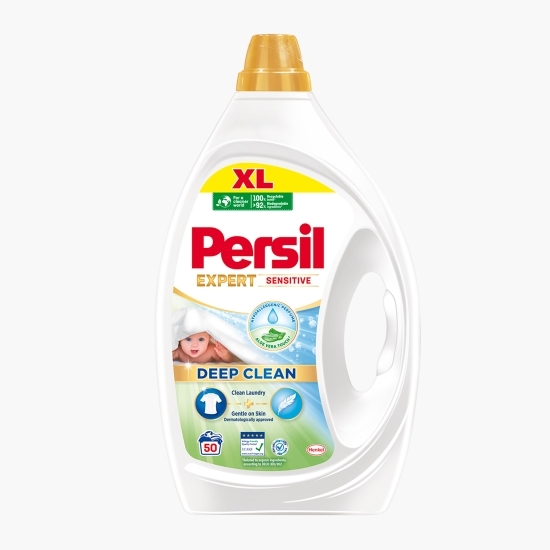 Detergent de rufe lichid Expert Sensitive Deep Clean, 50 spălări, 2.25l