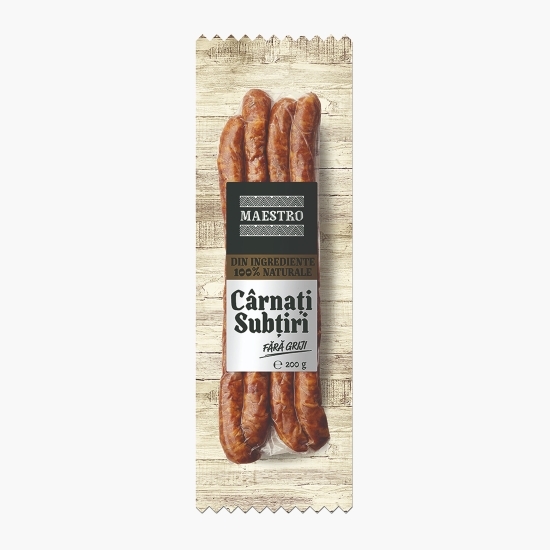 Cârnați subțiri vid 200g