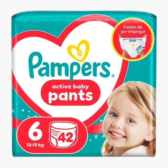 Scutece chiloțel Active Baby Pants Jumbo Pack mărimea 6, 13-19kg, 42 buc