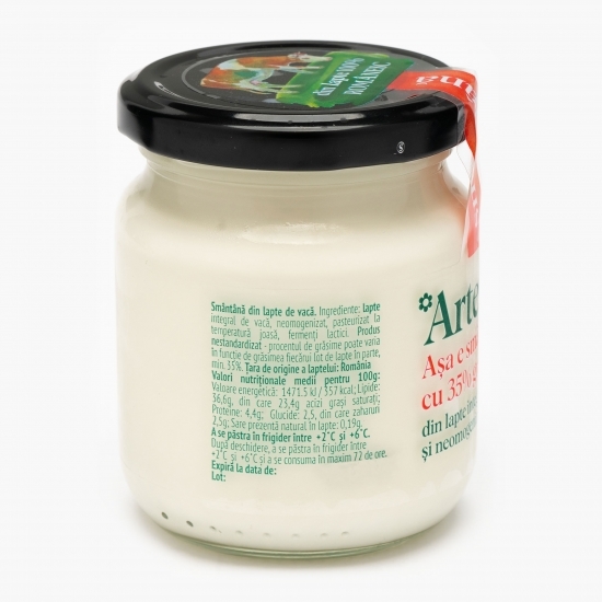 Smântână din lapte de vacă 35% grăsime 200g
