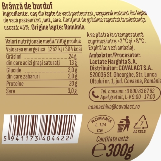 Brânză de burduf 300g