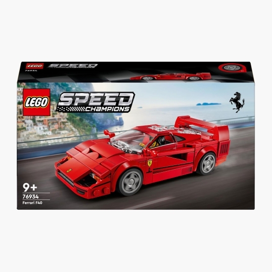 Supermașina Ferrari F40, 76934 Speed Champions, 318 piese, +9 ani