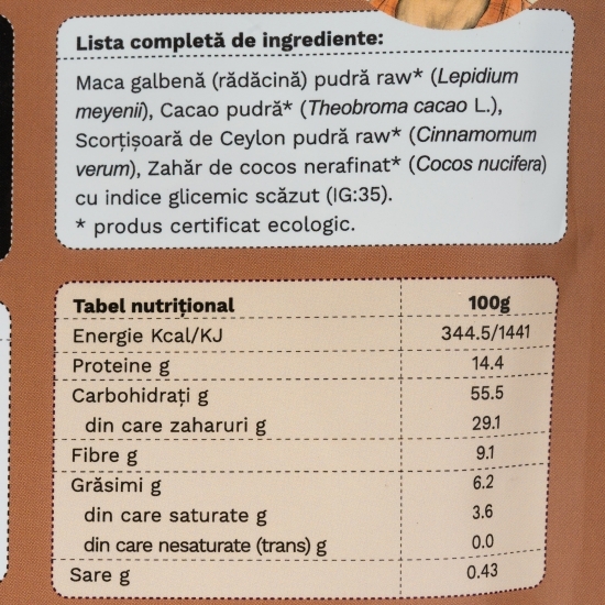 Macuchino, pulbere funcțională ecologică 200g