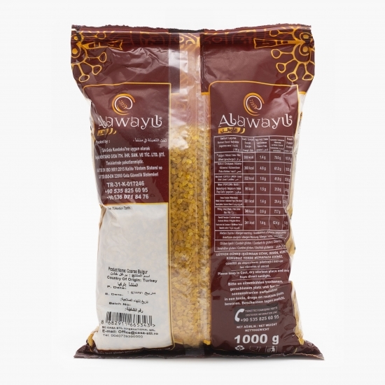 Boabe bulgur mare galben 1kg