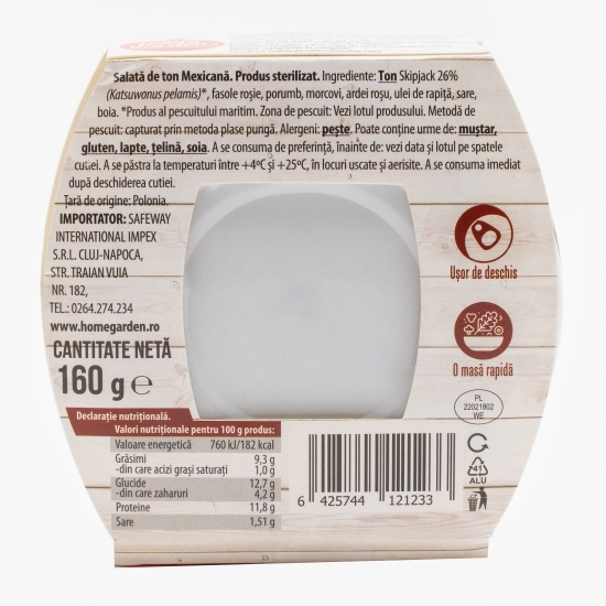 Salată de ton mexicană 160g