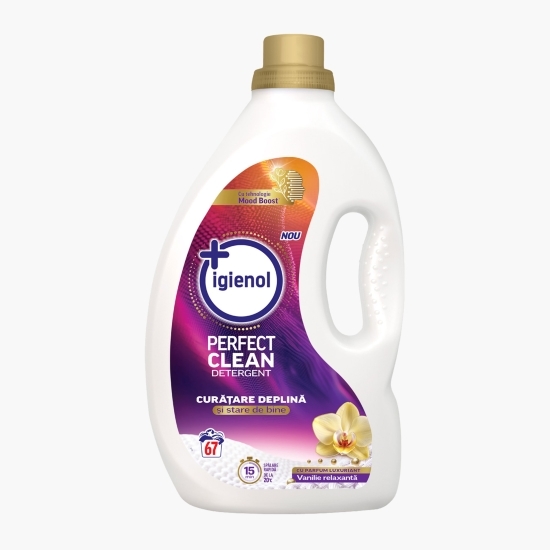 Detergent de rufe lichid Perfect Clean Vanilla, 67 spălări, 2.7l