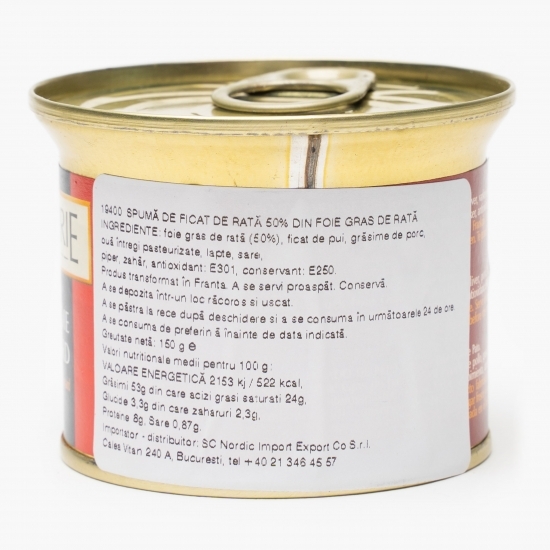 Spumă de foie gras de rață 150g