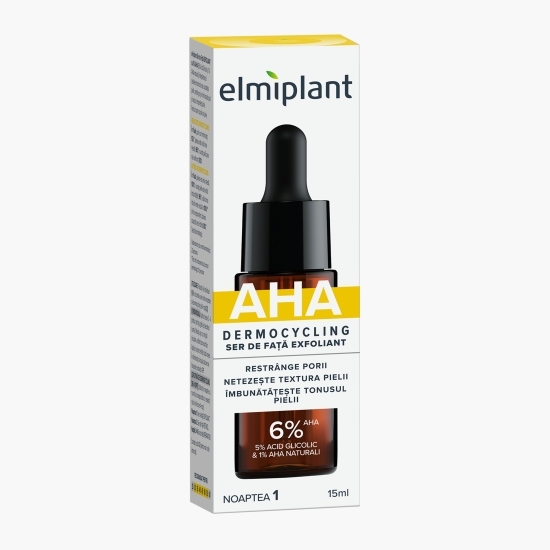 Ser exfoliant pentru față cu 6% AHA, 15ml