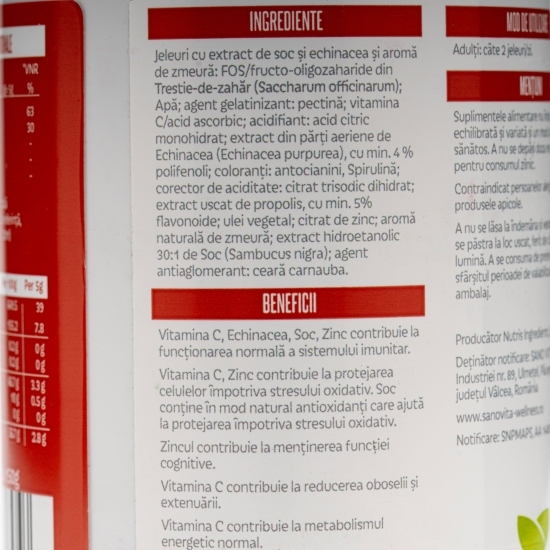 Jeleuri pentru imunitate forte 60 buc